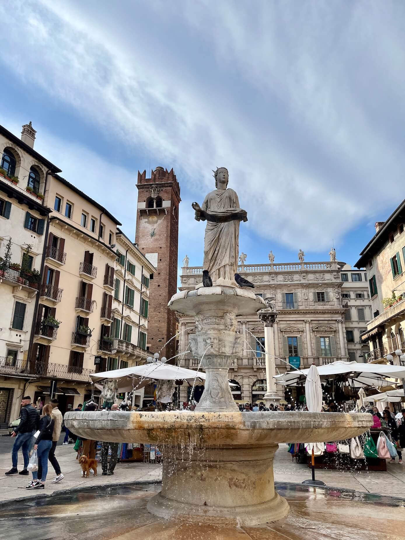 Fontana Madonna Verona, Piazza della Erbe