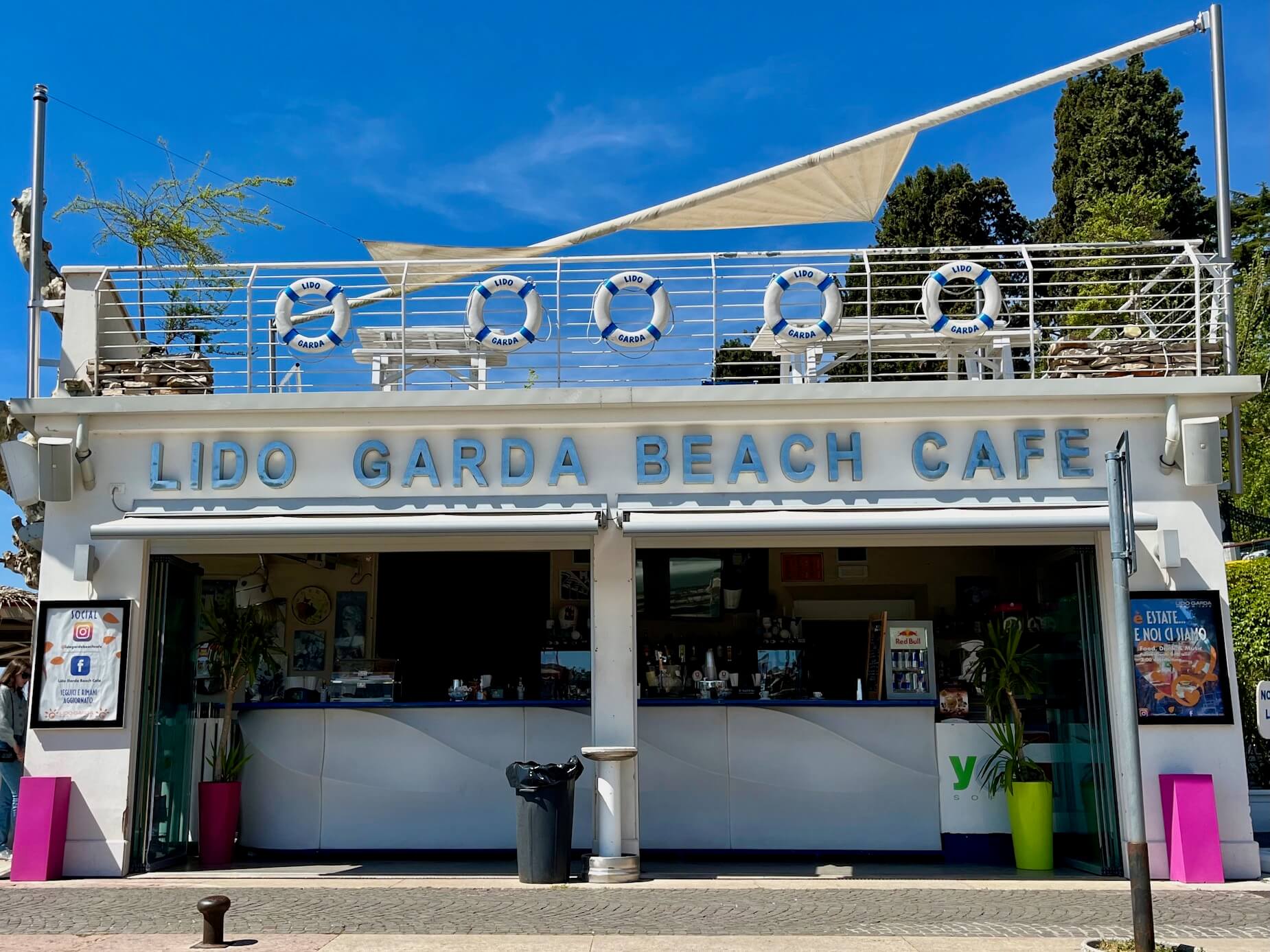 Das Beach Café in Garda