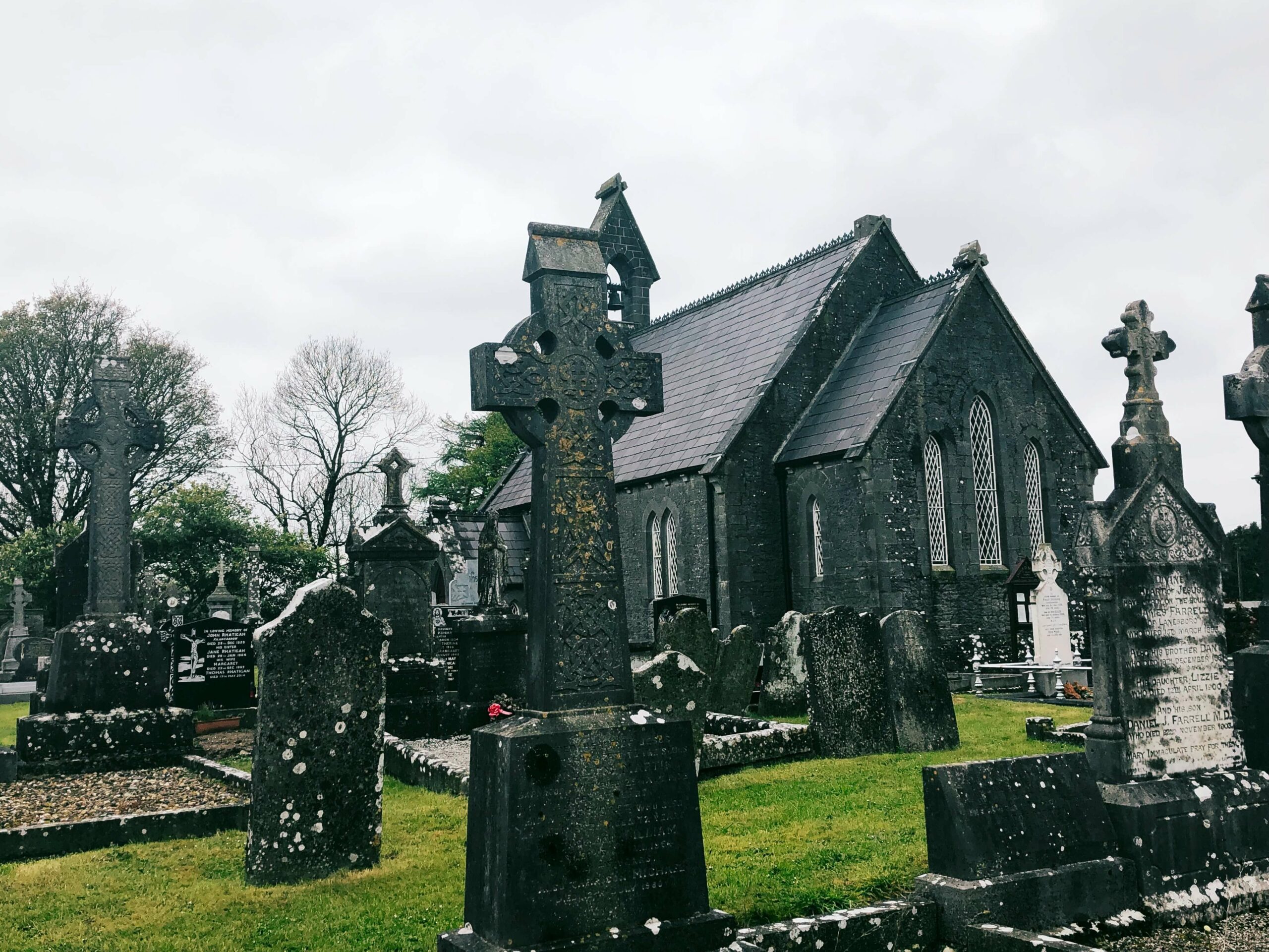 Der Friedhof in Lanesborough-Ballyleague