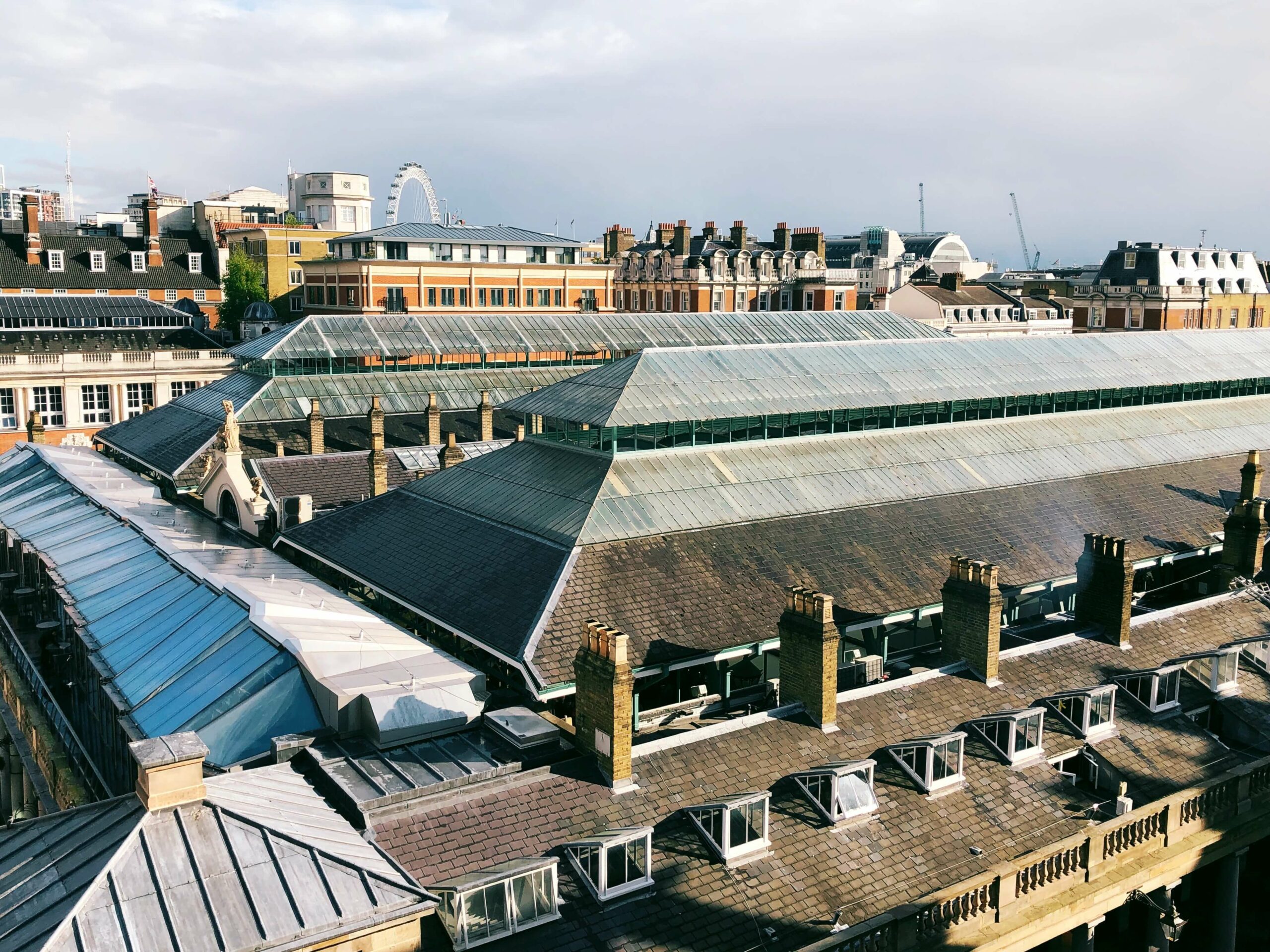 London von oben: über den Dächern von Covent Garden