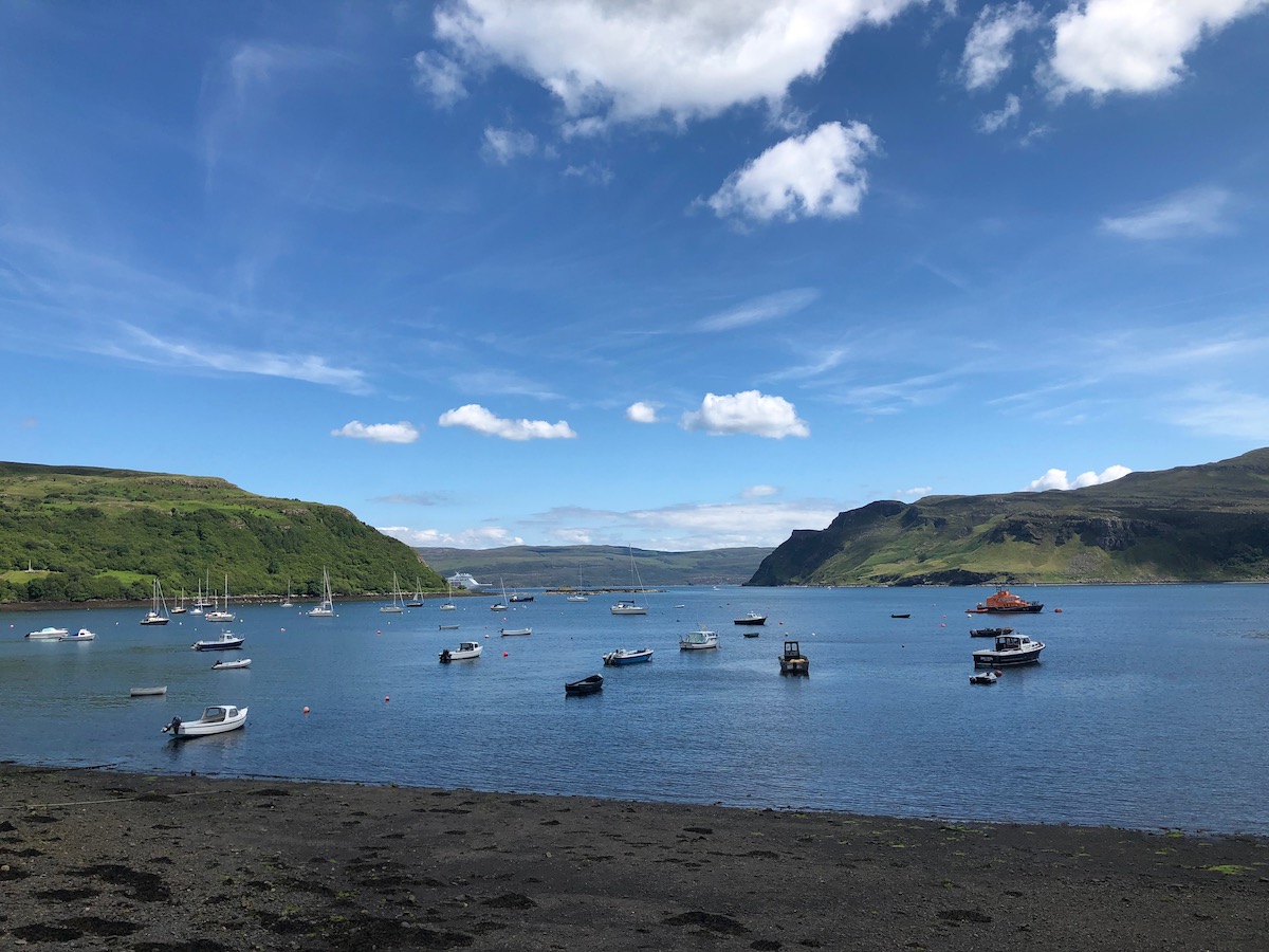 Isle of Skye, Die Bucht vor Portree