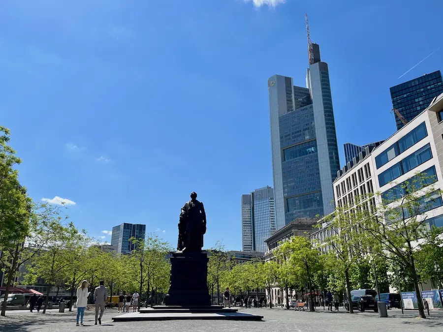 Frankfurt Highlights: der Goetheplatz