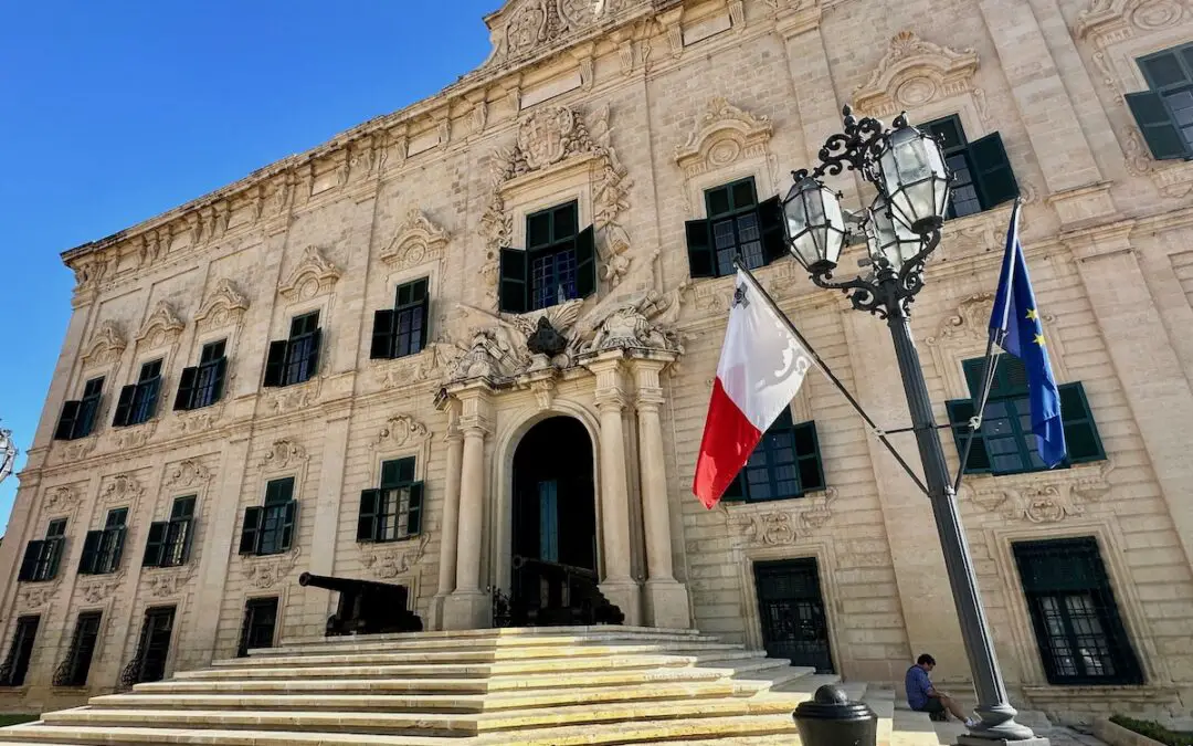 Eine der top Valletta Sehenswürdigkeiten: die Auberge de Castille